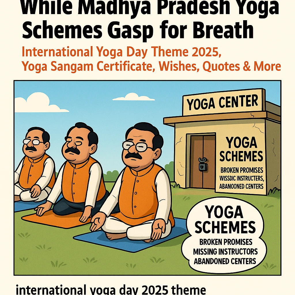 Yoga Day 2025: Ministers Perform Asanas While Madhya Pradesh Yoga Schemes Gasp for Breath