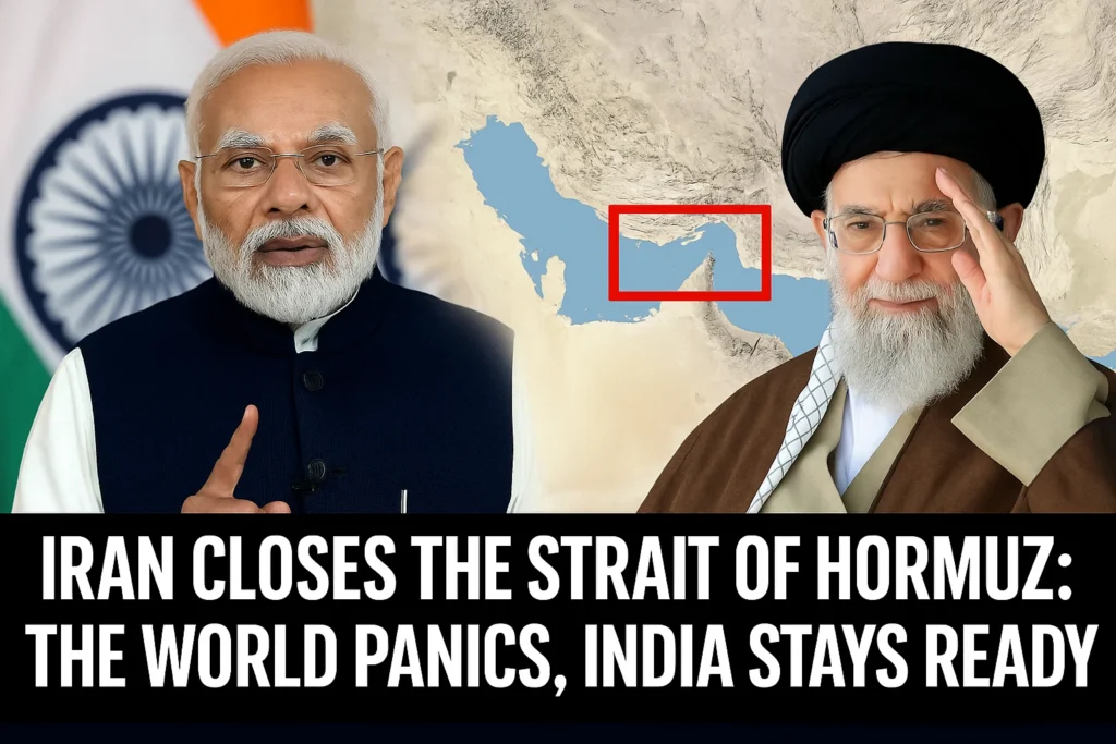 Iran Closes Strait of Hormuz: Global Oil Crisis Begins, India Stays Ahead