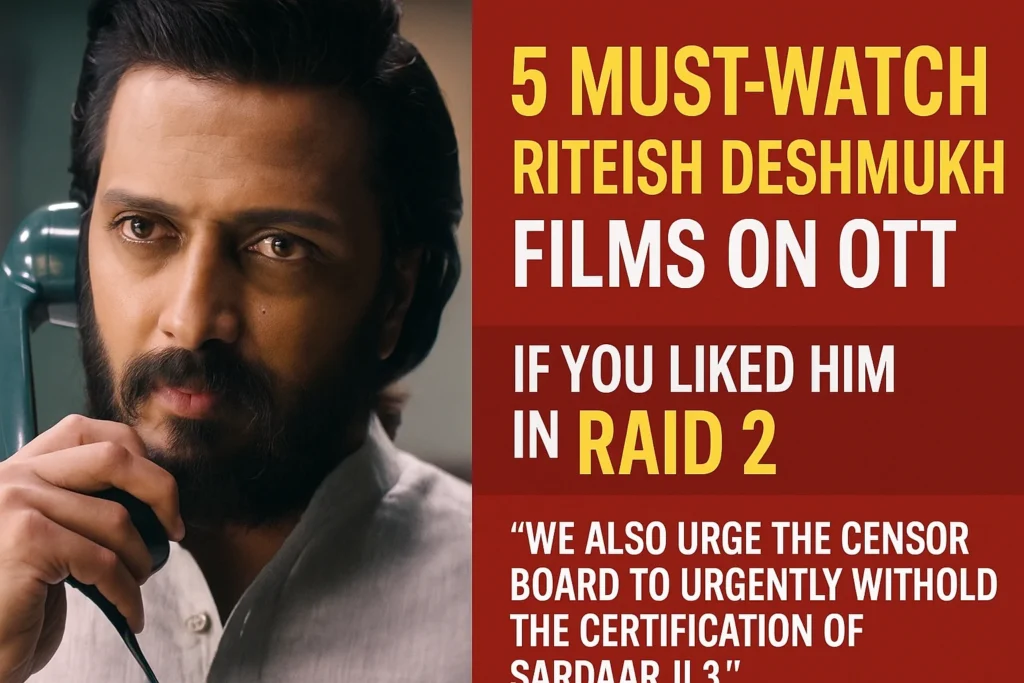 If You Loved Riteish in Raid 2, Don’t Miss These 5 Brilliant Performances!