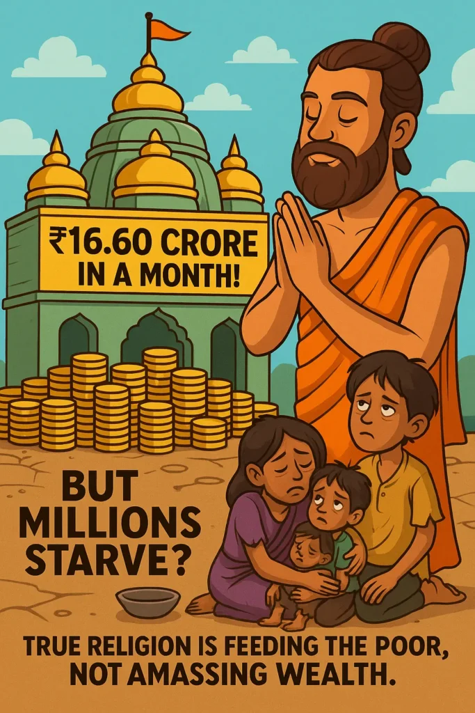 ₹16.60 Crore in a Month! The Sanwaliya Seth Temple Debate and the Real Question of Poverty