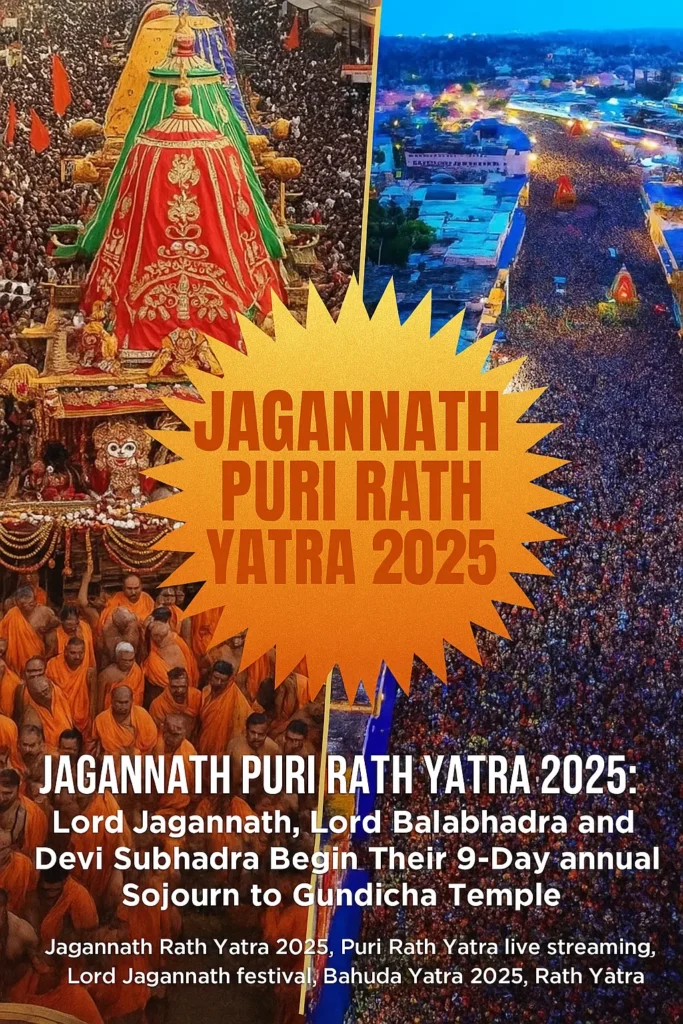 Jagannath Puri Rath Yatra 2025: A Divine Journey of Faith, Devotion, and Unity