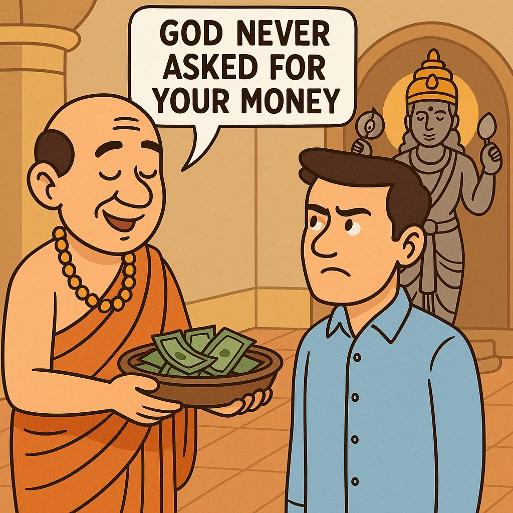 When Devotion Becomes a Transaction: The Firestorm Around Temple donation