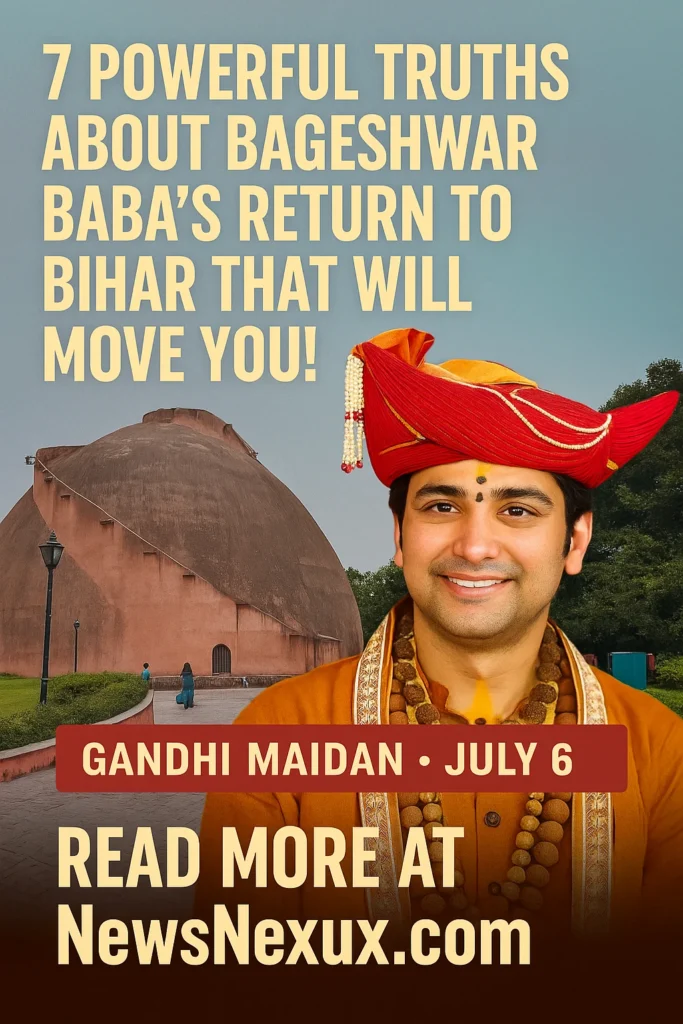 Bageswar Baba is coming to patna Gandhi Maidan
