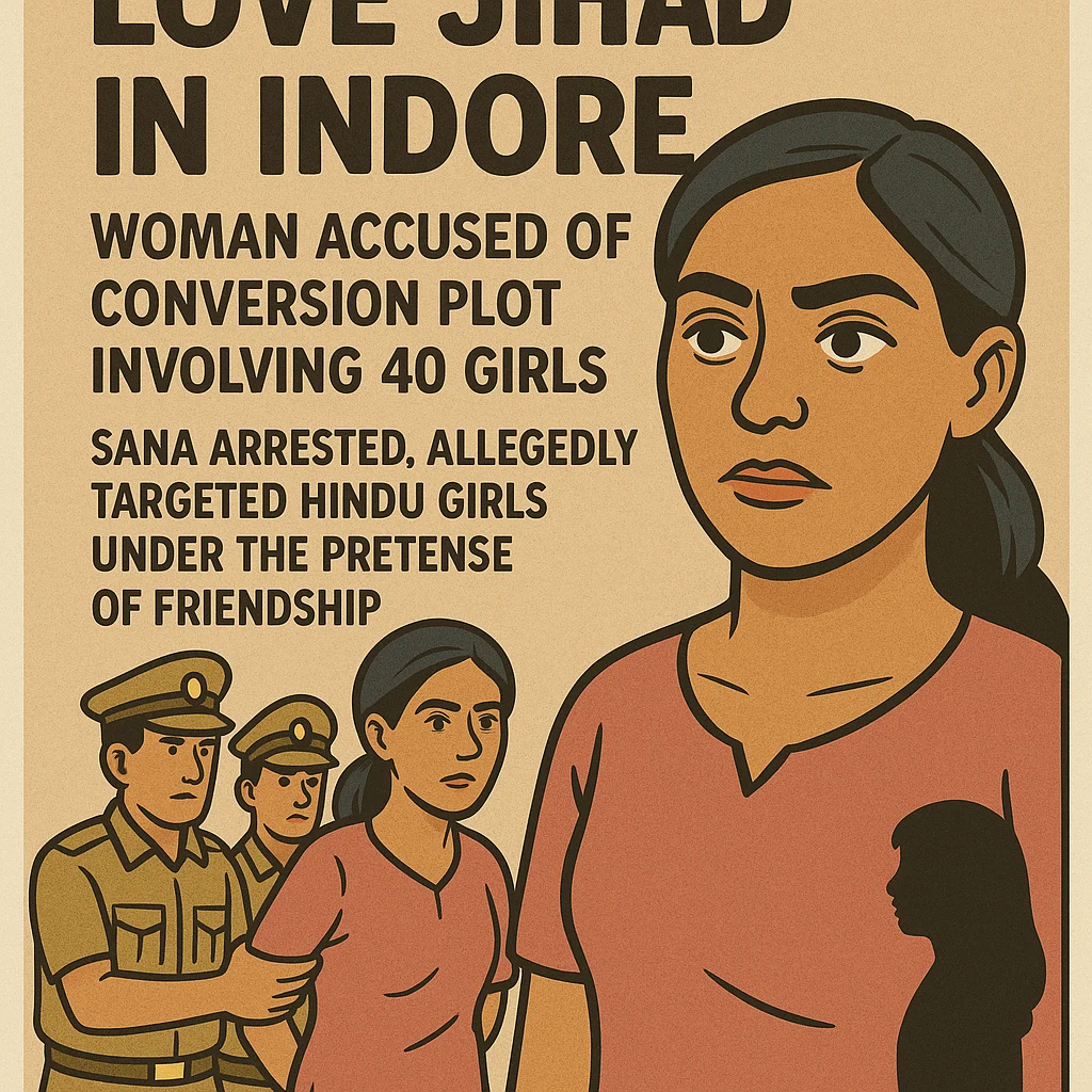 "Love Jihad in Indore: The Shocking Case of Sana and the Conversion Plot Involving 40 Girls"
