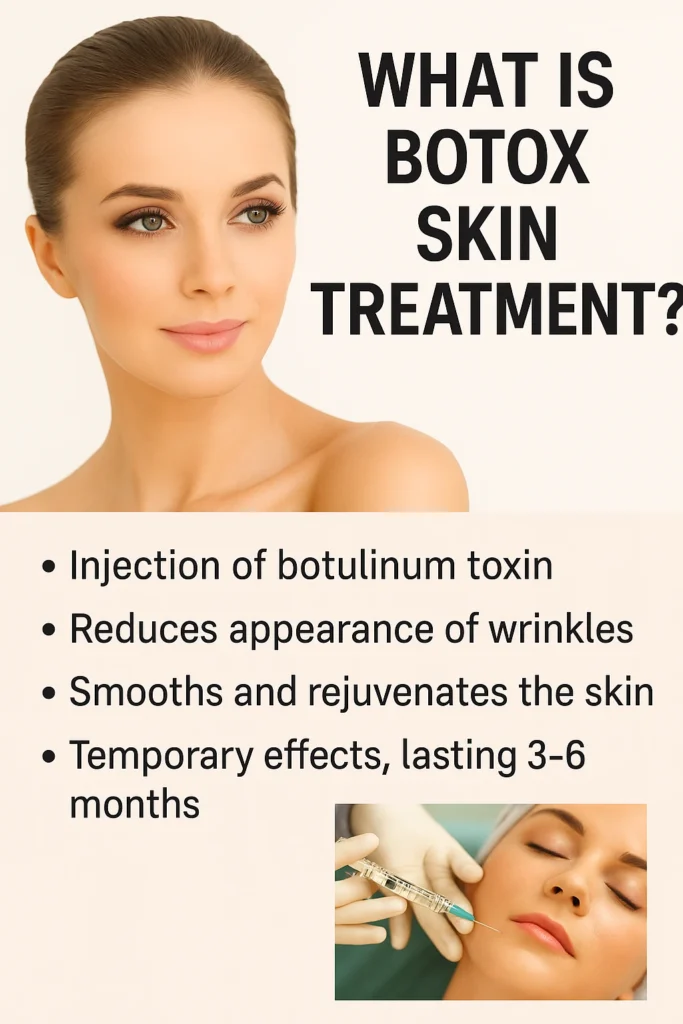 Face is looking Waoo after the use of Botox 