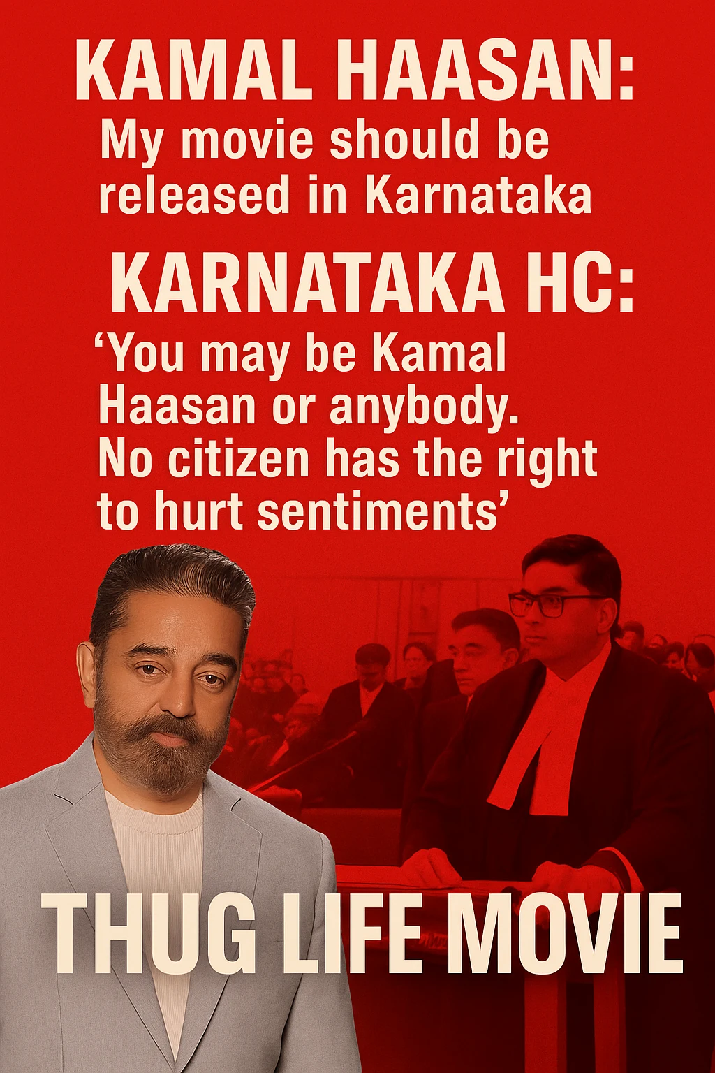 Kamal Haasan vs Karnataka HC: The Clash Over Thug Life Movie