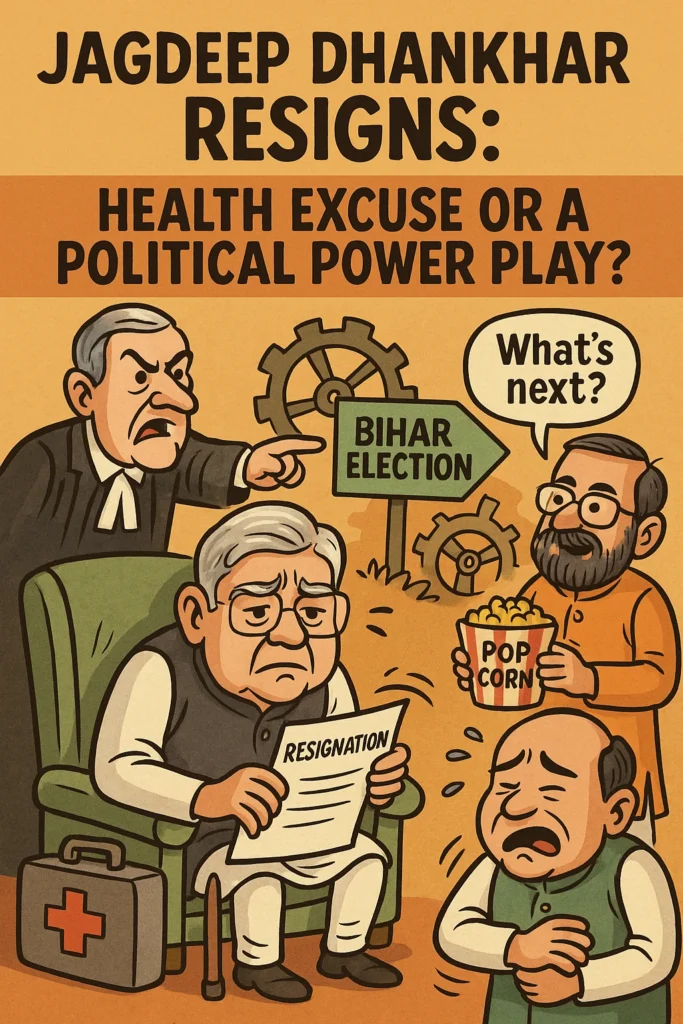 Jagdeep Dhankhar Resigns: Health Excuse or a Political Power Play?