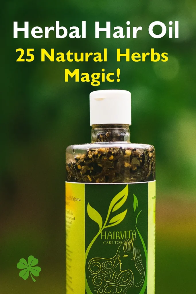 Introducing Hair Vita Herbal Hair Oil – Nature’s Magic for Your Hair ✨